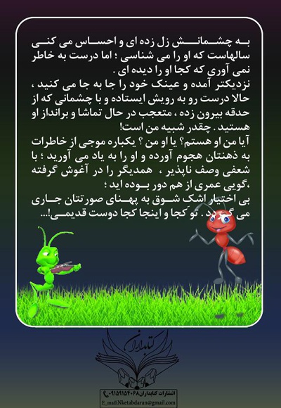 جیرجیرک یا مورچه ؟مسئله این نیست !